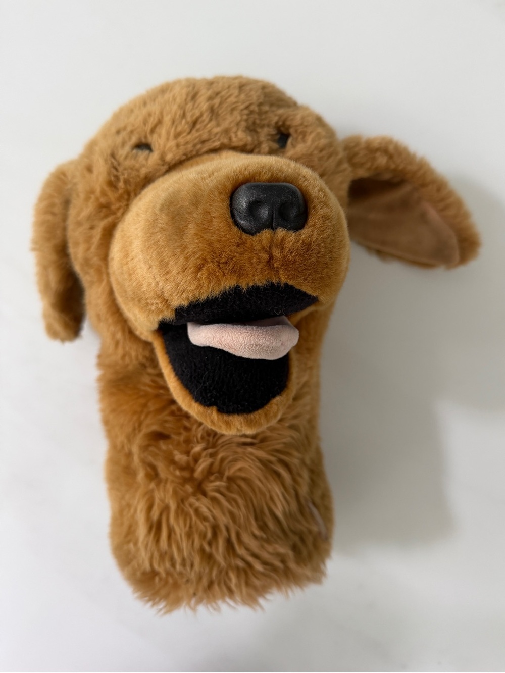 Daphne's driver Headcovers Golden Retriever Lab golf brown plush dog 12"